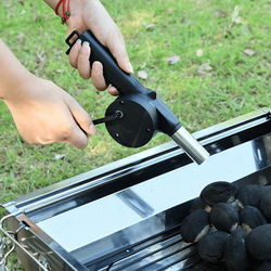 Hand Crank Portable Outdoor Barbeque Bellow Tool Hand Crank Portable Outdoor Barbeque Bellow Tool