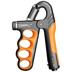 Adjustable Grip Strength Trainer 5 100KG Hand Gripper For Fitness & Recovery orange