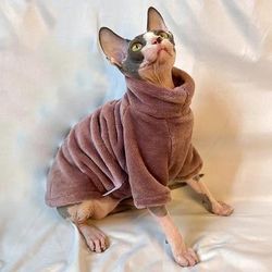 Warm Wool Pet Hoodies: Stylish Winter Fashion For Cats & Dogs XL 3