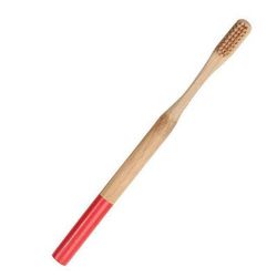 Eco Friendly Bamboo Toothbrush Red