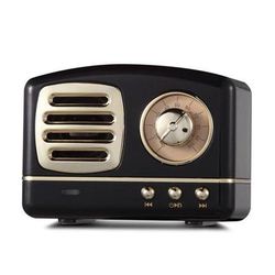 Vintage Bluetooth Speaker Black