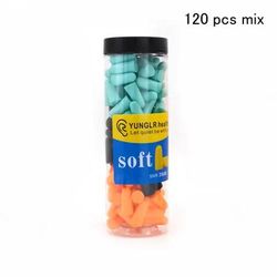 Noise Reducing Foam Earplugs Soft Comfort Fit For Sleep, Travel & Focus 120pcs mix