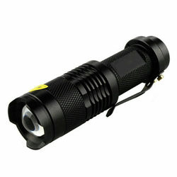 7W Mini LED Flashlight Torch , 1 Mode Zoom In Out, 14500 AA Battery, Waterproof Camping Light 7W Mini LED Flashlight Torch , 1 Mode Zoom In Out, 14500 AA Battery, Waterproof Camping Light