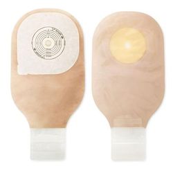 Premier Ostomy Pouch One-Piece System 12 Inch Length Oval, Flat, Trim to Fit 2-1/2 to 3 Inch Stoma Drainable (689137_BX)