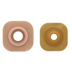 FlexWear Ostomy Barrier Precut, Standard Wear Without Tape 44 mm Flange Green Code System Hydrocolloid 1 Inch Opening (505936_BX)