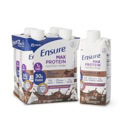 Ensure Max Protein Nutrition Shake Oral Supplement Milk Chocolate Flavor Liquid 11 oz. Reclosable Carton (1102612_EA)
