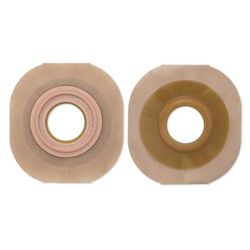 FlexTend Ostomy Barrier Precut, Extended Wear Adhesive Tape 44 mm Flange Green Code System 3/4 Inch Opening (569777_BX)