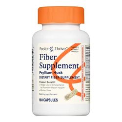 Foster & Thrive Laxative Original Flavor Capsule 160 per Bottle 0.52 Gram Strength Psyllium Husk (1235074_EA)