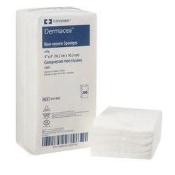 Dermacea Nonwoven Sponge 4 X 4 Inch 4-Ply NonSterile 200 per Pack (516461_CS)