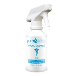 Pure&Clean Wound Cleanser 8 oz. Spray Bottle NonSterile Antimicrobial (1046002_BT)