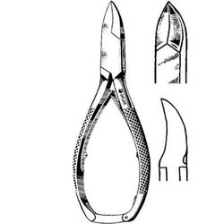 Nail Nipper Concave Jaw 5-1/2 Inch Length German Stainless Steel (126362_EA)