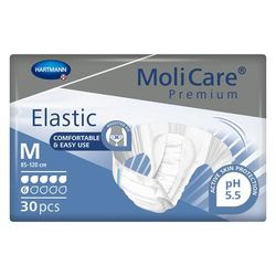 MoliCare Premium Elastic 6D Unisex Adult Incontinence Brief Medium Disposable Moderate Absorbency (1174287_BG)