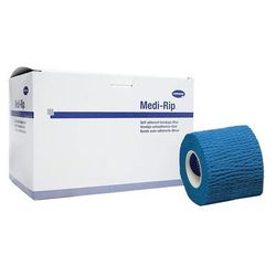 Medi-Rip Cohesive Bandage 3 Inch X 5 Yard Self-Adherent Closure Blue NonSterile Standard Compression (443870_CS)