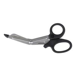McKesson Medicut Trauma Shears Black 5-1/2 Inch Length Medical Grade Stainless Steel Finger Ring Handle Blunt Tip / Blunt Tip (1089418_EA)