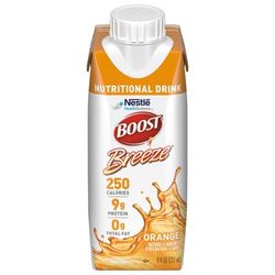 Boost Breeze Oral Supplement Orange Flavor Liquid 8 oz. Carton (1178529_CS)