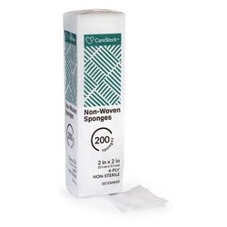 CareStock Gauze Sponge 2 X 2 Inch 4-Ply NonSterile 200 per Pack (1242206_CS)