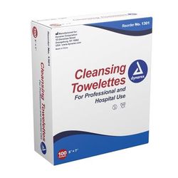 Dynarex Antiseptic Skin Towelette Individual Packet Scented 100 Count (809891_BX)