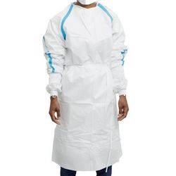 Contec CritiGear Chemotherapy Procedure Gown 6X-Large / 7X-Large White NonSterile ASTM D6978-05 Disposable (1128750_BG)