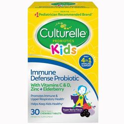 Culturelle Probiotic Dietary Supplement 30 per Box Chewable Tablet (1268963_BX)