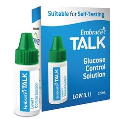 Embrace Talk Blood Glucose Control Solution 2.5 mL Level 1 (1125772_EA)