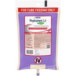 Peptamen 1.5 with Prebio 1 Tube Feeding Formula Vanilla Flavor Liquid 1000 mL Ready to Hang Prefilled Container (803594_CS)