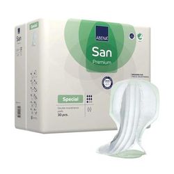 Abena San Premium Special Incontinence Liner 14.5 X 28.7 Inch Heavy Absorbency Fluff / Polymer Core One Size Fits Most (1218224_CS)