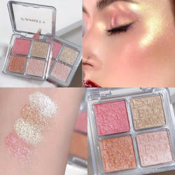 Waterproof Liquid Highlighter Palette Baked Powder Illuminator For Natural Glow & Shimmer 1