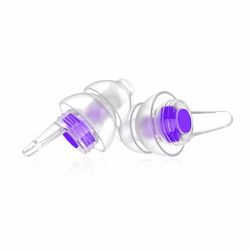High Fidelity Ear Plugs For Concerts With Noise Reduction And Carrying Case purple 2