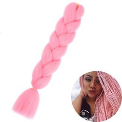 Jumbo Braid Hair Extensions, Ombre Kanekalon Synthetic Yaki Braids For Women, DIY Braiding Hair In Multiple Colors zitong a15 24inches
