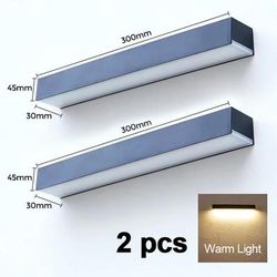 LED Solar Magnetic Wall Light, Waterproof Outdoor Night Lights For Garden, Patio, Yard, Dimmable LED For Safety & Decor warm 2pcs