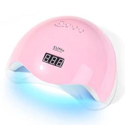 UV LED Nail Dryer Lamp For Gel Polish eu Plug pink