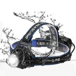 Ultra Bright 25000LM LED Headlamp, Rechargeable Head Torch, Zoomable Headlight For Camping & Hiking Ultra Bright 25000LM LED Headlamp, Rechargeable Head Torch, Zoomable Headlight For Camping & Hiking