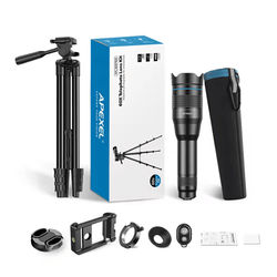APEXEL 60X Telephoto Lens For Smartphones With Tripod Kit 60x With Remote