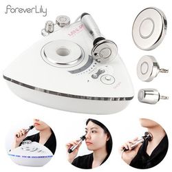 Professional RF Tripolar Skin Tightening Machine, Anti Wrinkle, Double Chin & Neck Lifting Beauty Device white