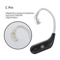 KZ AZ09 Bluetooth 5.2 Wireless Upgrade Cable HIFI Wireless Ear Hook With Charging Case For KZ TRN CCA Earphones Headset az09 C Pin