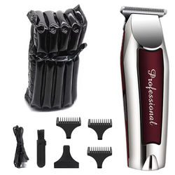Professional Cordless Hair Clipper For Men, Rechargeable Beard Trimmer, Grooming Hair Cutting Machine With Sharp Edge with Bubble