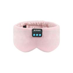Bluetooth Sleep Headphones Adjustable Music Eye Mask Silk For Sleeping, Meditation, Travel Comfort, Wireless Audio pink