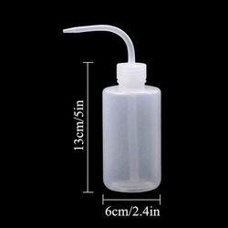 Tattoo Squeeze Wash Bottle Professional Tattoo Spray Bottle, Plastic Safety Wash Bottles For Tattoo Accessories white 250ml