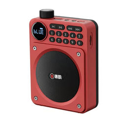 Mini Digital FM Radio Speaker With Bluetooth 5.3 USB TF Card Slot And Voice Amplifier yf 1289 red