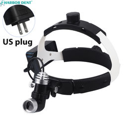 ENT Dental Headlight, 5W LED Surgical Headlamp With Adjustable Brightness & Spot black