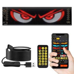 Programmable LED Sign Display For Car Or Storefront Use 16x96leds usb Plug