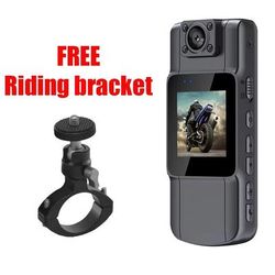 JOZUZE L11 Mini Body Camera 1080P HD Portable Camcorder With Night Vision, Motion Detection, And Clip Mount black add 32gb