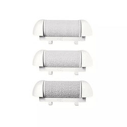 Professional Electric Foot Grinder File ELMCHEE Callus & Dead Skin Remover Pedicure Tool With 3 Rollers, 2 Speeds, Wat 3pcs Replacement Head white