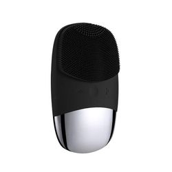 Brush Sonic Electric Facial Cleanser, Electric Face Cleansing Brush Skin Care Tools, Scrubber Massager For Radiant Skin black