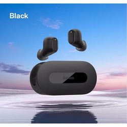 Baseus Bowie TWS Earphone Bluetooth 5.3, Wireless Sports Headset, Fast Charge Mini In Ear Earbuds black