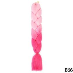 Jumbo Braids Extensions Synthetic Braiding Hair Kanekalon Afro Ombre Color Hair For Kids Children Crochet Twist Braid zitong b66 24inches