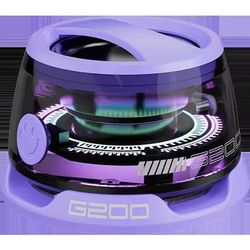 Portable Bluetooth Speaker With RGB Light And Phone Holder purple