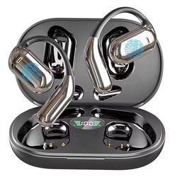 AI Translator Earbuds With Real Time Translation And Noise Cancelling black Bt5.3