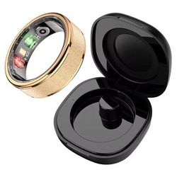 COLMI R10 Smart Ring Health Tracker With Charging Case 11 gold