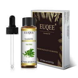 EUQEE 10ml Pure Essential Oils With Dropper For Diffusers Lavender, Jasmine, Eucalyptus, Vanilla tea Tree